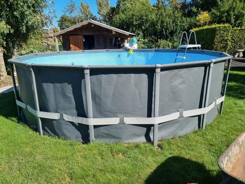 Intex Ultra XTR zwembad, Tuin en Terras, Zwembaden, Zo goed als nieuw, Opzetzwembad, Rond, Ophalen