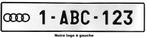 Kenteken met Alu logo, Ophalen of Verzenden