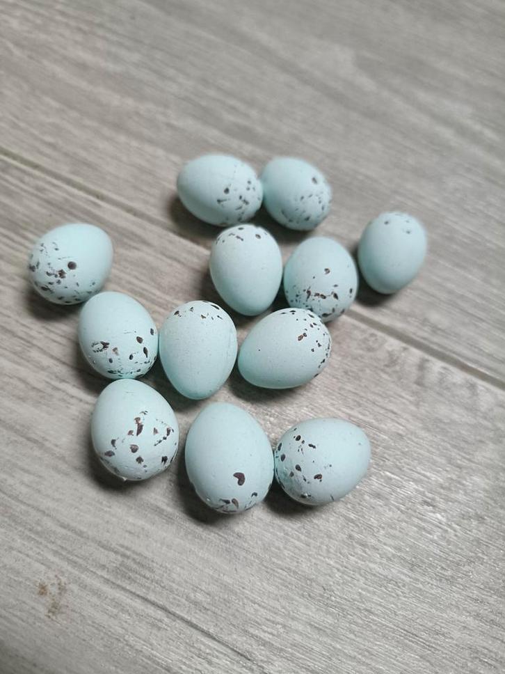 Porseleinen sijzen kunst eieren, Dieren en Toebehoren, Vogels | Toebehoren, Nieuw, Overige typen, Ophalen of Verzenden