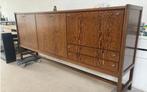brutalistische vintage wenge dressoir, Huis en Inrichting, Kasten | Dressoirs, Ophalen, Gebruikt