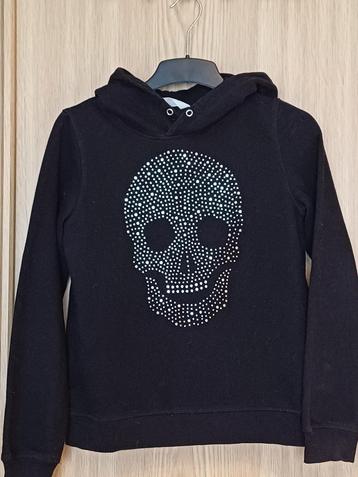 Zwarte Hoodie H&M Maat 158/164 beschikbaar voor biedingen