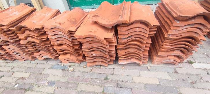 Sterreberg Pottelberg 401 Belgische stormtegels, Doe-het-zelf en Bouw, Dakpannen en Dakbedekking, Gebruikt, Dakpannen, Steen of Klei