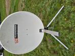 Satelietschotel met staander, Audio, Tv en Foto, Schotelantennes, Ophalen, Zo goed als nieuw