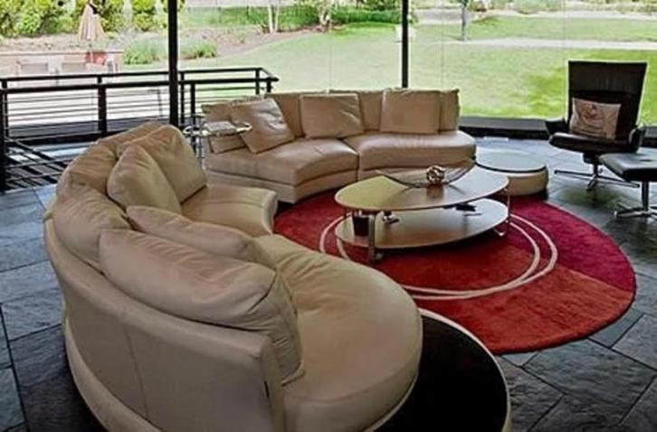 Roche Bobois Formentera 8-zits volledig leren bank, Huis en Inrichting, Zetels | Zetels, Zo goed als nieuw, Vierpersoons of meer