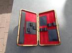 lederen etui manicure, Ophalen of Verzenden, Gebruikt