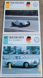 Race-auto's Mercedes-Benz: 2 verzamelkaarten, Enlèvement ou Envoi, Comme neuf, Voitures