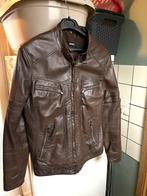 lederen Heren vest, Ophalen, Gedragen, Maat 48/50 (M), Bruin