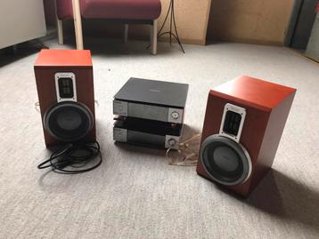 Philips radio cd speler. Hout kleur., Enlèvement ou Envoi, Comme neuf