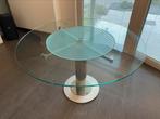 Keukentafel glas, Huis en Inrichting, Tafels | Eettafels, Glas, 100 tot 150 cm, 100 tot 150 cm, Modern