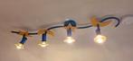 Plafondlamp 4 spots op rail, Ophalen of Verzenden, Zo goed als nieuw