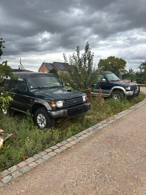 2x Mitsubishi Pajero, Auto's, Mitsubishi, Particulier, Pajero, Blauw, Ophalen