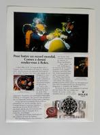 Publicité Rolex Sea-Dweller Comex 1990, Utilisé, Enlèvement ou Envoi, Rolex