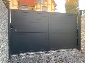 Nieuwe schuif- of draaipoort verschillende hoogtes + kleuren beschikbaar voor biedingen
