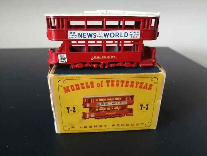 Lesney Matchbox Models of Yesteryear Y-3 E Class tram car, Hobby en Vrije tijd, Modelauto's | 1:50, Zo goed als nieuw, Lesney