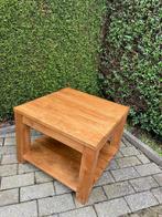 Teakhouten tafel, Vierkant, 55 tot 75 cm, Zo goed als nieuw, Hout
