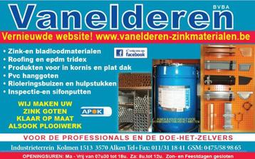 zink dak roofing en pvc materialen beschikbaar voor biedingen