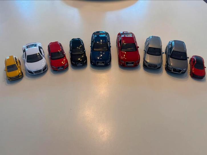 Mini Audi auto’s, Hobby en Vrije tijd, Modelauto's | 1:43, Nieuw, Auto, Ophalen
