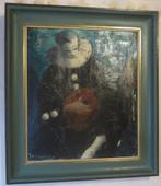 "Pierrot met mandoline" - Jan Van Campenhout, Antiek en Kunst, Ophalen