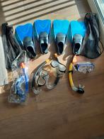 4 snorkel sets, 1 is nieuw., Watersport en Boten, Snorkelen, Ophalen, Zo goed als nieuw, Snorkel