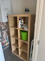 Ikea kallax 8 vakken bruin, Huis en Inrichting, Kasten | Boekenkasten, Ophalen, Zo goed als nieuw