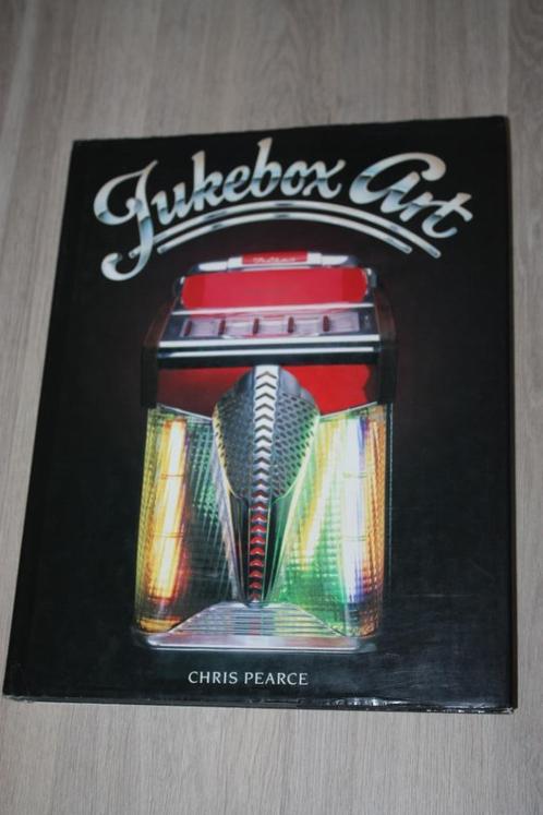 HC boek  , Jukebox Art , Chris Pearce , 1991 , + stofwikkel, Verzamelen, Automaten | Jukeboxen, Gebruikt, Overige merken, Ophalen of Verzenden