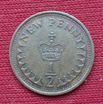 ½ new penny 1974 afbeelding Elizabeth II  beschikbaar voor biedingen