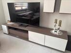 Moderne tv-meubel met schuifdeuren, Ophalen, Kunststof, Gebruikt, 200 cm of meer
