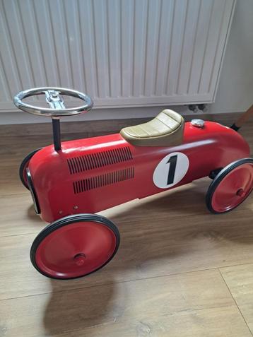 Loopauto retro rood, Enlèvement, Comme neuf, Véhicule de marche