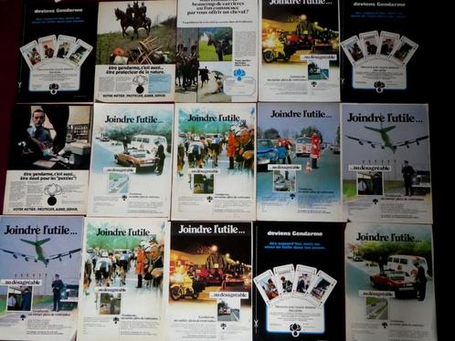 Lot publicités Gendarmerie belge /Rijkswacht 1970-2000, Verzamelen, Militaria | Algemeen, Rijkswacht, Boek of Tijdschrift, Ophalen of Verzenden