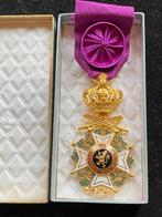 Militaire medaille in de Orde van Leopold I, Postzegels en Munten, Ophalen of Verzenden, Goud