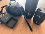 Canon EOS700D + 2 Canon lenzen, Audio, Tv en Foto, Fotocamera's Digitaal, Ophalen, Zo goed als nieuw, Canon