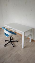Kinder bureau + stoel, Huis en Inrichting, Bureaus, Ophalen, In hoogte verstelbaar, Zo goed als nieuw, Bureau