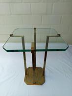 Vintage T18 Side Table / Peter Ghyczy, Ophalen, Gebruikt, Glas, Vierkant