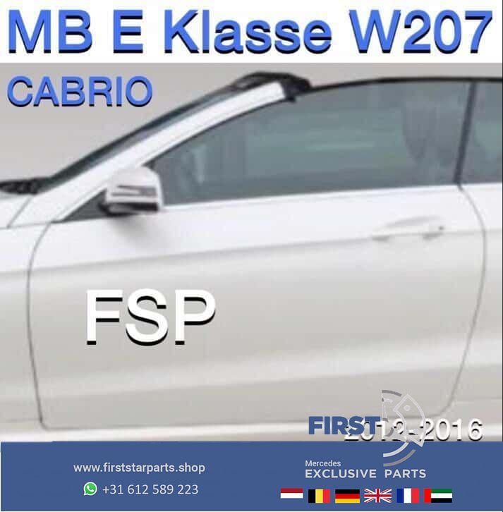 Linker portier wit Mercedes E Klasse Facelift 2016 Cabrio 63, Auto-onderdelen, Carrosserie, Deur, Mercedes-Benz, Gebruikt, Ophalen of Verzenden
