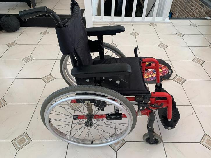 Rolstoeltje voor kinderen tem +/- 14 jaar, Diversen, Rolstoelen, Gebruikt, Duwrolstoel, Inklapbaar, Ophalen