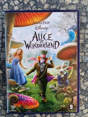 Alice in Wonderland DVD met Johnny Depp Nieuwstaat beschikbaar voor biedingen