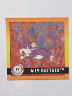 Pokemon-stickers 1999artbox/rattata #19 editie 1, Hobby en Vrije tijd, Verzamelkaartspellen | Pokémon, Zo goed als nieuw, Booster