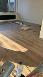 Spotgoedkoop professioneel laminaat leggen!, Maison & Meubles, Ameublement | Revêtements de sol, Enlèvement, Comme neuf, Aggloméré
