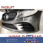 W205 C205 S205 C43 AMG Voorbumper Facelift Mercedes C Klasse, Gebruikt, -, Voor, Ophalen of Verzenden