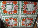 lap stof retro, Hobby en Vrije tijd, Oranje, Ophalen of Verzenden, Zo goed als nieuw, 30 tot 120 cm