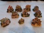 miniatuur huisjes 10 stuks in resin, Verzamelen, Ophalen of Verzenden