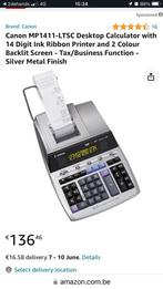 Desktop calculator met printlint Canon MP1411-ltsc