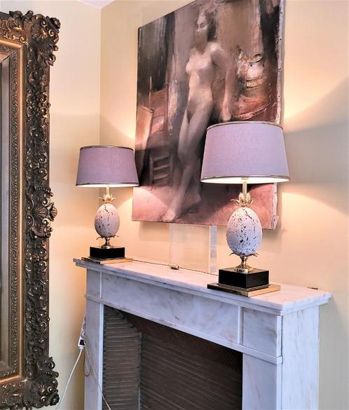 ✔2 Lampes BARBIER Modèle "Oxford" "VU SUR AFFAIRE CONCLUE", Maison & Meubles, Lampes | Lampes de table, Comme neuf, 50 à 75 cm