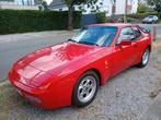 PORSCHE 944 TURBO, 2500 cc, Zwart, Leder en Stof, 2 zetels
