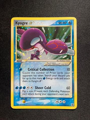 Kyogre Gold star disponible aux enchères