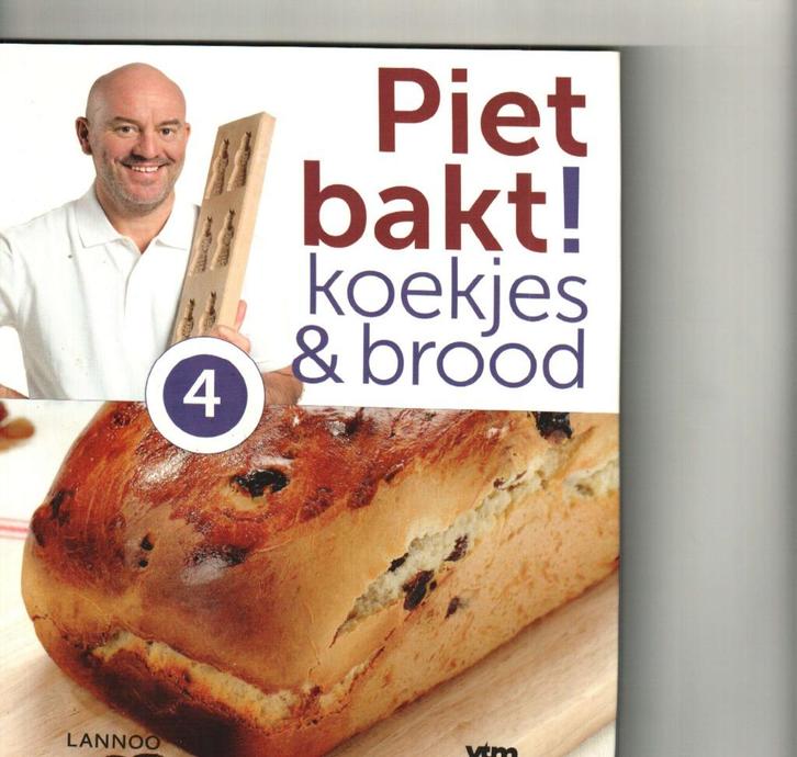Piet bakt koekjes & brood 4Lannoo 96blz, Boeken, Kookboeken, Zo goed als nieuw, Ophalen of Verzenden