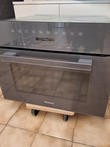Luxe Combimicrowarmeluchtoven MIELE Type H7240BM INBOUW, Elektronische apparatuur, Zo goed als nieuw, Oven met grill, Inbouw, Hete lucht