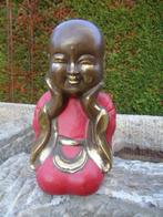 statue d un bouddha shaolin bronze patiné couleur, Enlèvement ou Envoi, Neuf