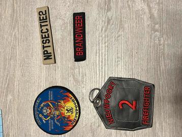Belgiche brandweer set patches beschikbaar voor biedingen