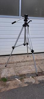 Manfrotto 028 statief + 136 kop, Ophalen, Zo goed als nieuw, Balhoofd